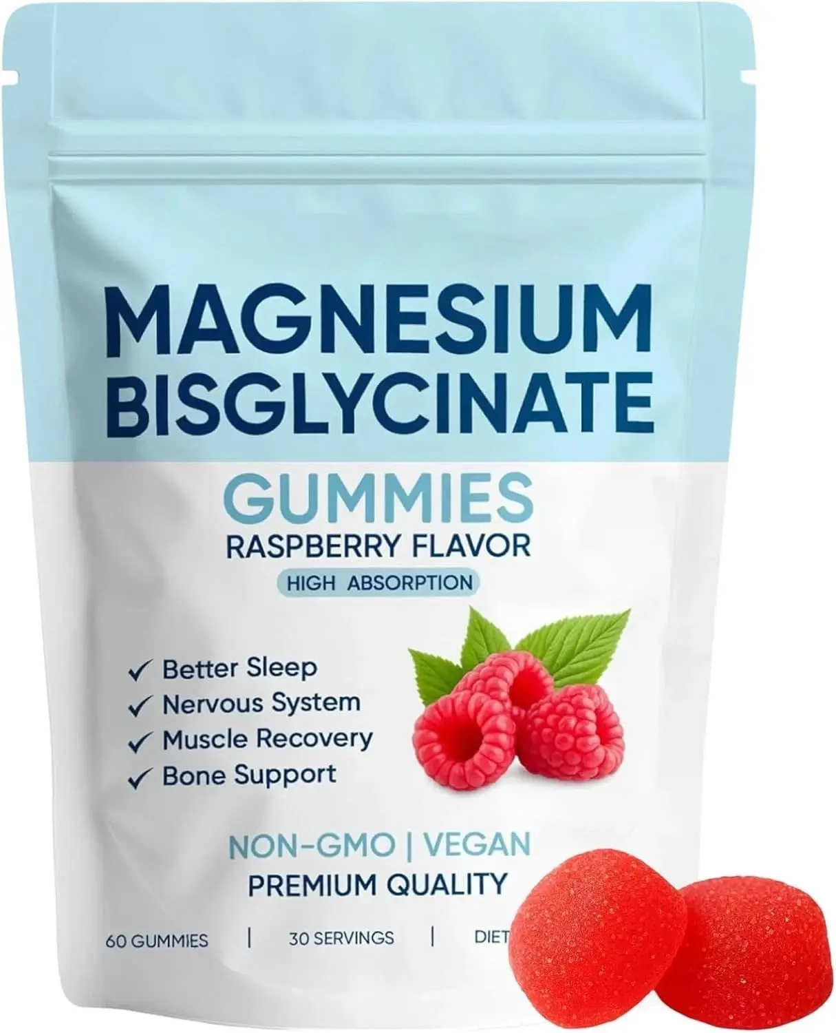 Spnutrition Magnesium Bisglycinate Gummies, with 400Mg Magnesium Bisglycinate Ch