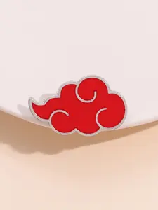 Anime Cartoon Aesthetic Badge Cloud Logo Design, Classic Organization Symbol Anime Symbolism for Anime Lovers & Culture Followers, Clothing Backpack Decoration