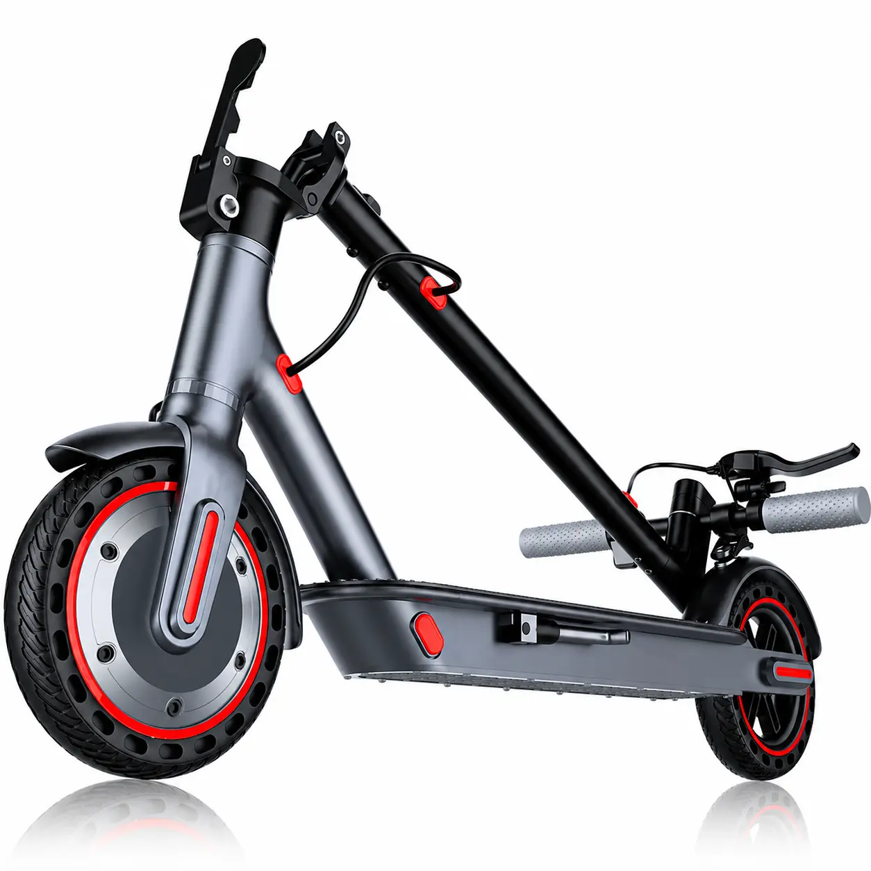MAX 19MPH (28 By App)  High Speed Electric Scooter  350W Motor, 36V Battery, 8.5" Solid Tires, Dual Brakes, Foldable Commuter E-Scooter for Teens & Adults, App Controlled Scooter, High Speed Scooter