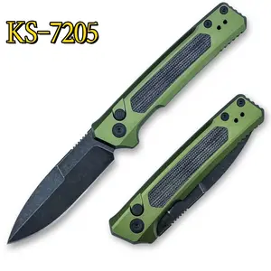 7550/7551/7205/7305 metalworking mini knife, pocket knife, fruit knife, EDC, aircraft aluminum handle, CNC machining, top gift choice
