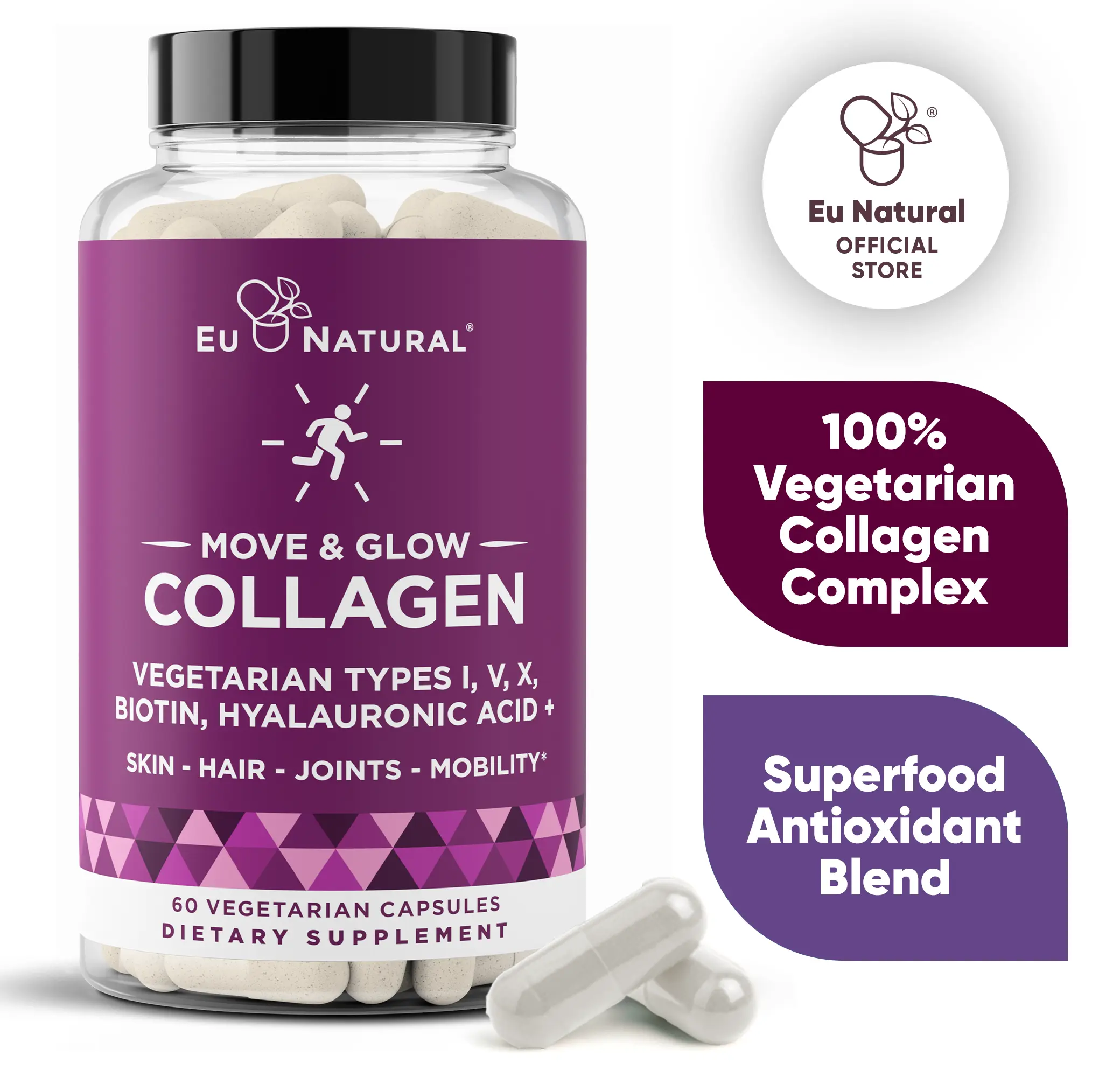 MOVE & GLOW COLLAGEN – Vegetarian Collagen Blend