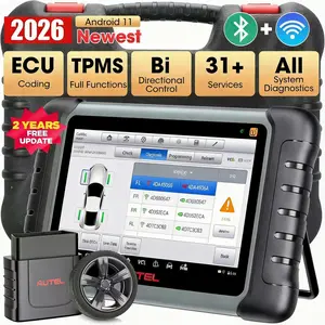 Autel MaxiPRO MP808S-TS Professional TPMS Diagnostic Tool - 2-in-1 OBD-II Scanner with TPMS Programming, Relearn, Sensor Activation, J2534 ECU Coding, All-System Diagnostics, Android 11