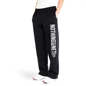 Basketball Fleece Sweatpants - Nothing But Net [Adult X-Large/Black] - SS
