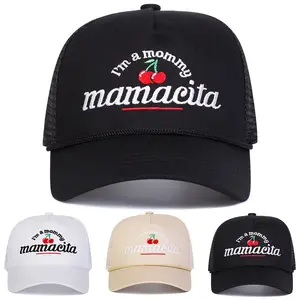 Unisex Letter Embroidered Baseball Cap Mesh Hat Outdoor Adjustable Sunscreen Leisure Hat Spring Autumn Travel Tourism Beach Vacation Embroidery Trendy Hat Funny Quote Snapback