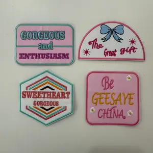 Cute Embroidery Patches for Clothes and bags