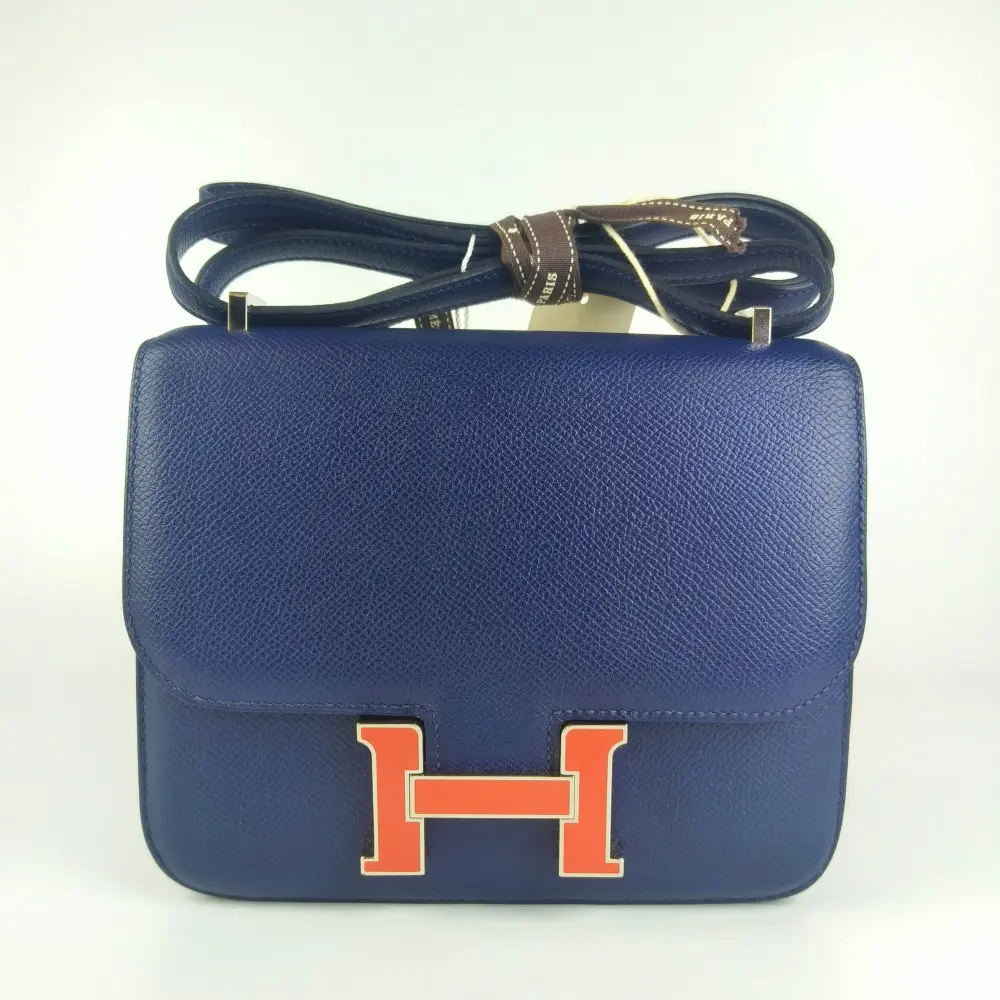 Pre-owned HERMÈS Constance Epsom Leather Crossbody Bag【1046】