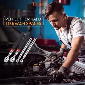 Three-In-One Extendable Tool, No Battery Required, Ergonomic Non-Slip Handle, Ideal for Car Repair and Construction, Efficient Reach Tool