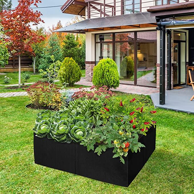 Garden Planting Bag Felt Multi-Grid Planting Bag Vegetable Planting Pot Plant Flower Planting Flower Pot Plant Nutrition Bag