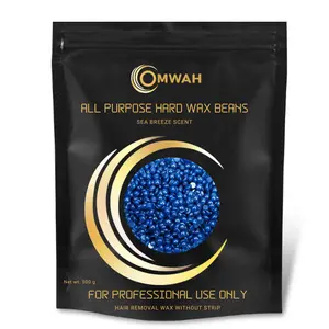 OMWAH All Purpose Wax Beans Made With Bees Wax - Sea Breeze Scent Body Care Hair Removal Waxing Waxing Comfort