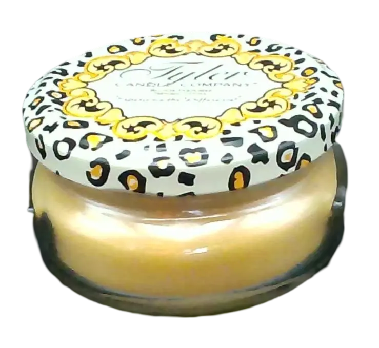 Tyler Candle Company Trophy 3.4oz Paraffin Wax Hand-Poured Single Wick Glass Jar Candle - Warm Fragrance, 20-25 hrs Burn Time, Tyler Matches Included, Home Supplies for Gifting, Home Decor Shelf Display, Even Burning