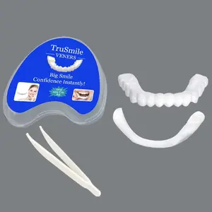 Decorative Gifts Veneer Snap-on Teeth Kit Fake Temporary Tooth Whitening Replacement Temporary Tooth Replacement Men Women