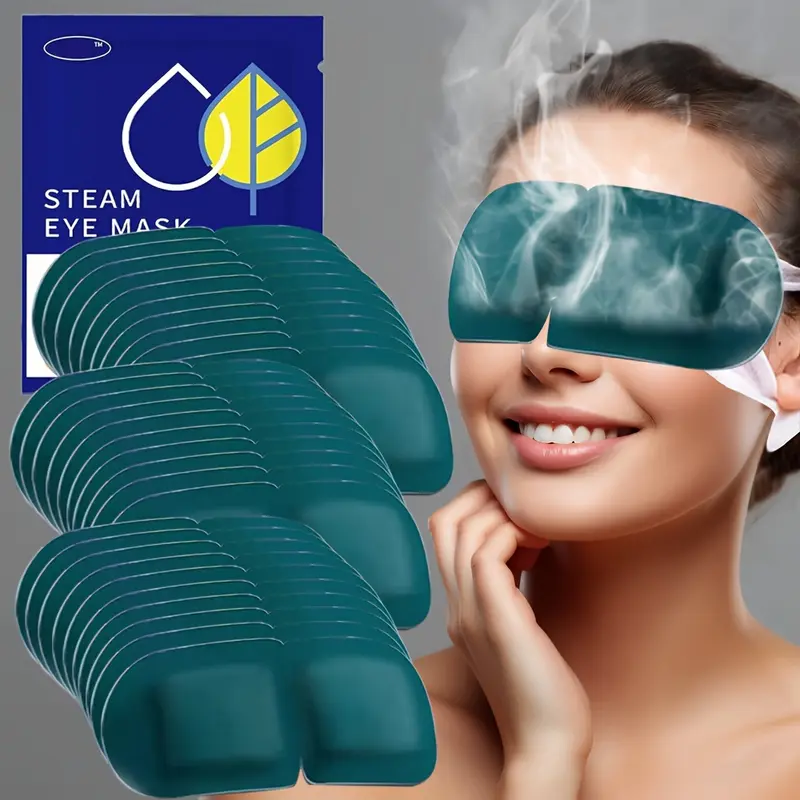 Light-Blocking and Popular Eye Mask for Protection - 30pcs Lutein Steam Eye Mask - Warm Moist for the Eyes - Convenient for Office And Travelling - Eye SPA Mask