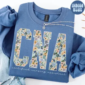 CNA Sweatshirt, Cute Certified Nursing Assistant Shirt, Medical Work Graduation Gifts, Nursing Life Appreciation Crewneck, Jumper