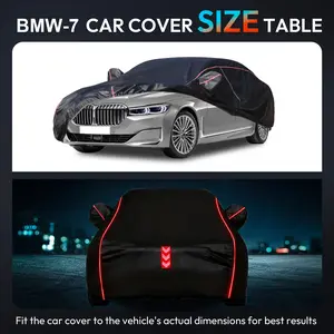 Car Cover for BMW 3S,5S,7S,X1,X3,X5,All-Around Fastening 60s Quick-Install, 4 Upgrades for Car Cover Waterproof All ,Cars Accessories Waterproof Full Exterior Cover Weather Car Cover Car Cover Custom FitWeather