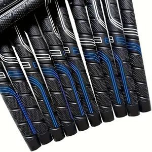 13pcs CP2 Pro Wrap Golf Grips - Anti-Slip High-Tack Rubber with Control Core Technology, Red/Blue, Standard/Midsize/Jumbo Sizes for CP2 Golf Clubs, Grip Enhancement, Textured Grip Surface, Advanced Grip Design golf  swing