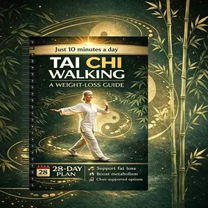 Tai Chi Walking: a Weight-Loss Guide, Low-Threshold Gentle Exercise for Middle-Aged and Elderly, Health Fitness Manual