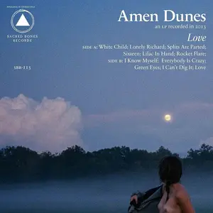 Amen Dunes - Love - Blue & White Marble  [VINYL RECORD - LP] Blue, Colored Vinyl, White