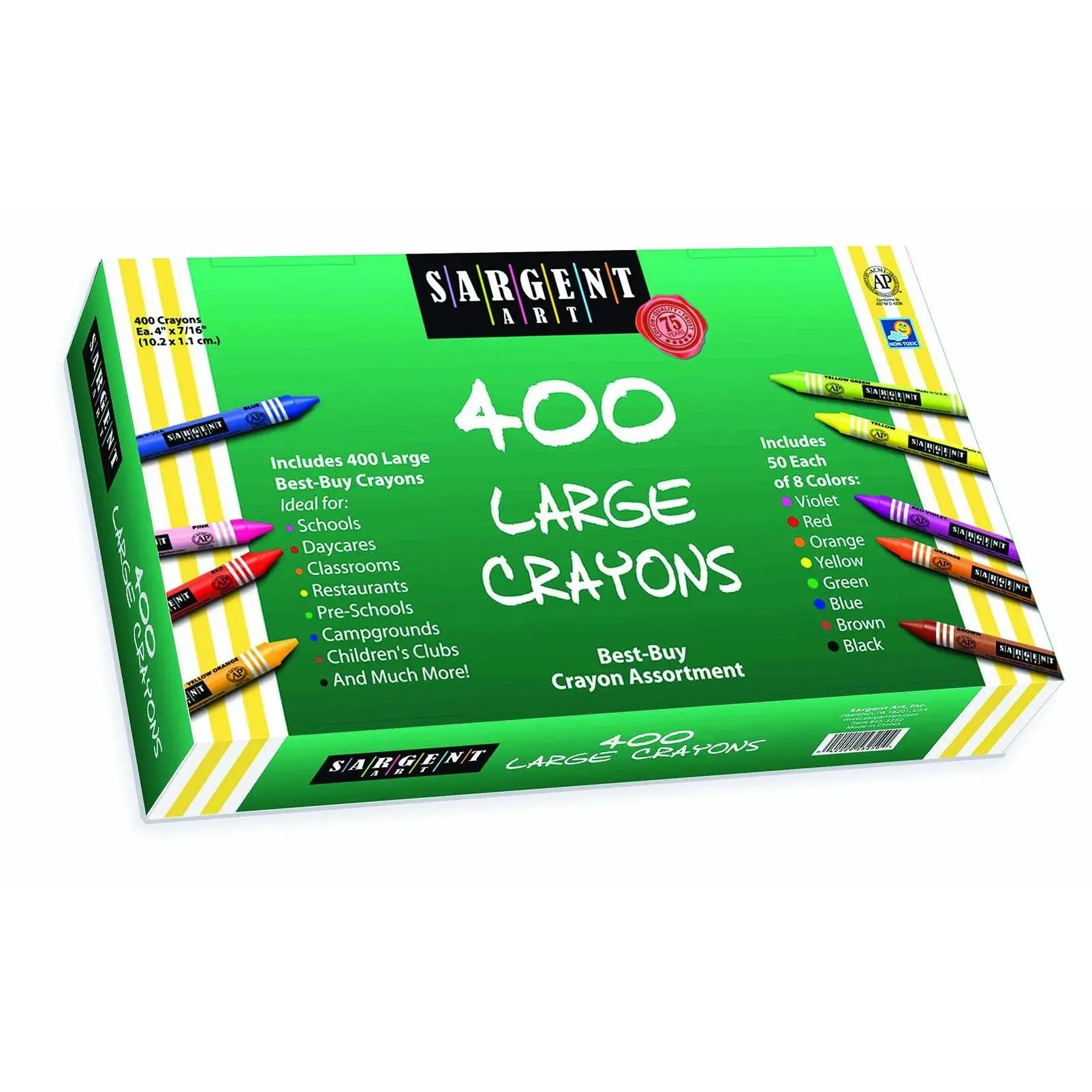 Sargent Art® Large Crayon Class Pack(DISC)