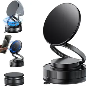 Upgraded 360° Adjustable Magnetic Phone Stand for Magsafe, Foldable and Extensible Car Mount, Compatible with iPhone Android Smartphones, Magnetic Holder