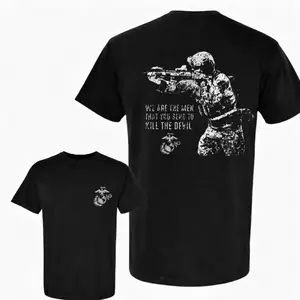 United States Marines Sniper T-Shirt, USMC Rifleman Graphic Tee, We Are The Men That You Send To Kill The Devil Shirt, Military Veteran Tactical Shirt, Marine Corps Patriotic Gift for Men Women