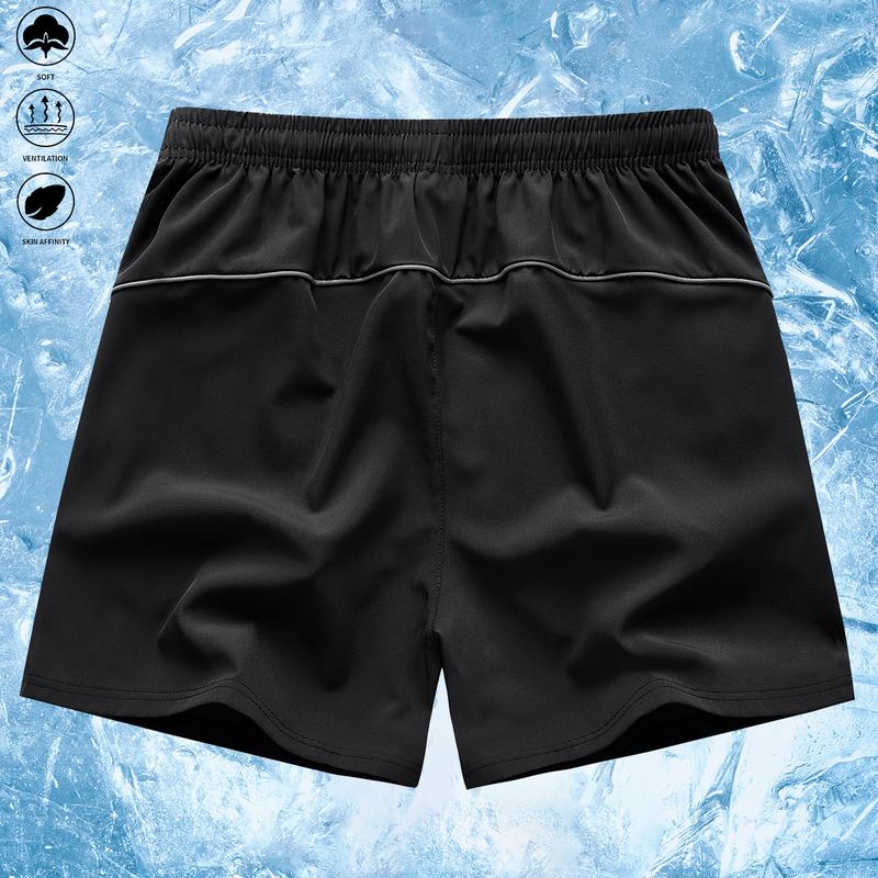 2 pack men's athletic shorts, solid color, perfect for holiday travel, light workouts, running & golf, unisex casual shorts (Sizes XXS - XXL)