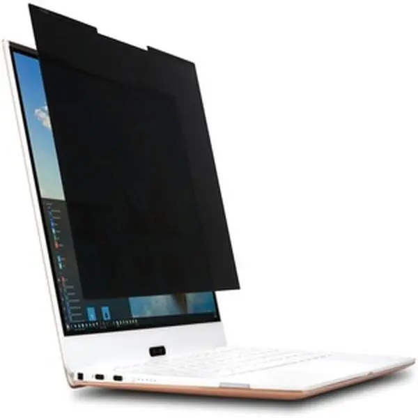 Kensington KMWK58352WW 14in MagPro Privacy Monitor Dust Cover for Laptop & Edge-to-Edge Displays - Reversible, LCD Support, Scratch-Proof, Damage-Resistant, Glare-Diminishing, Clarity-Enhancing, Blue Light Reduction, Anti-Bacterial Cloth Included