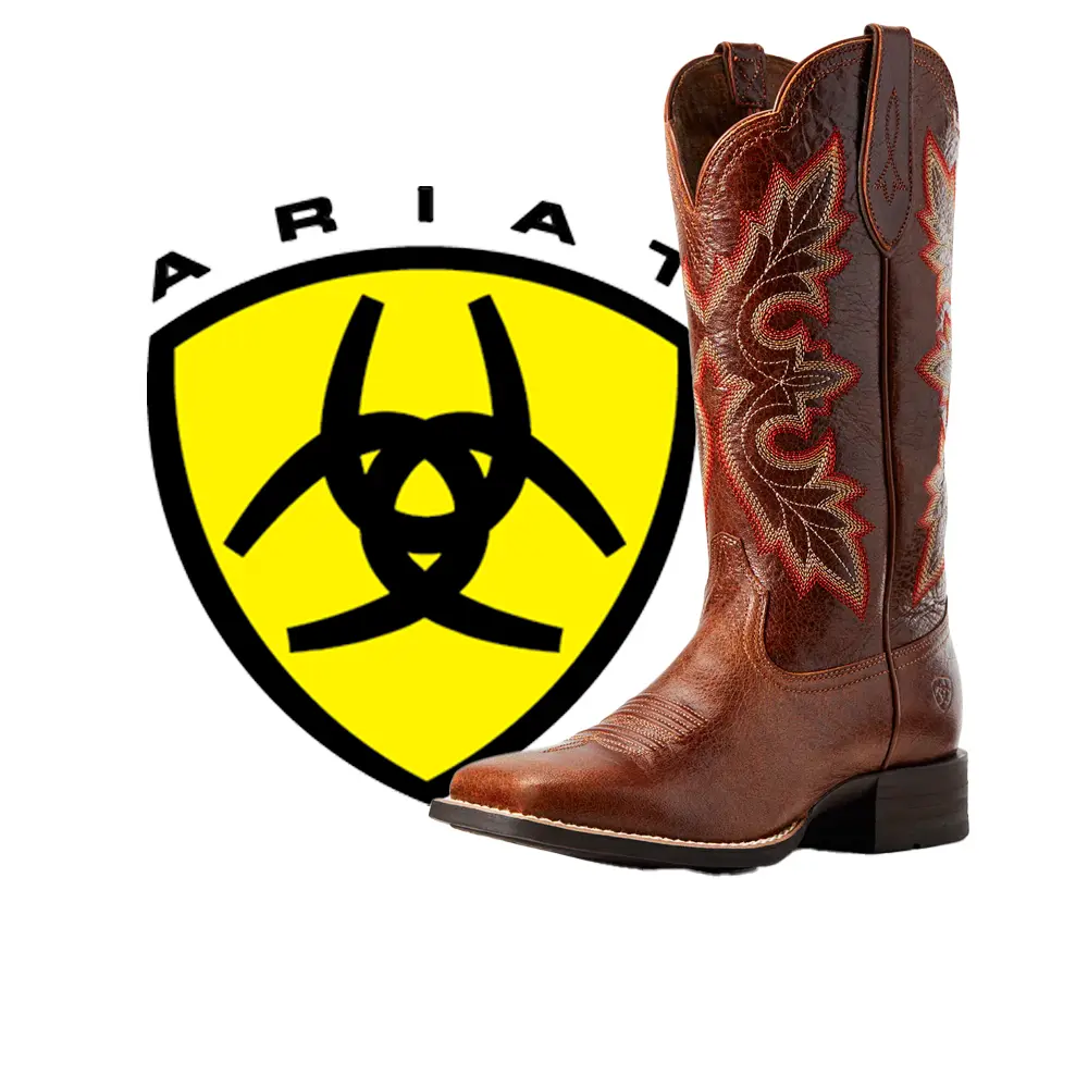 Ariat Women's Breakout Western Boot, Classic Stitched Leather Cowboy Footwear with a Pull-On Design 10029649, Shoe, Rugged Beauty