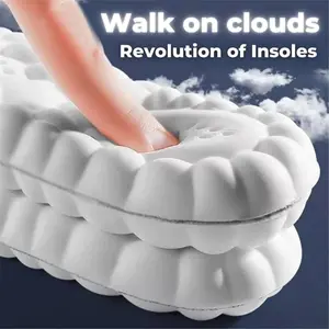 Walk on Clouds Revolution of Insoles - Soft U-Shaped Heel Cup Insoles for Men Women Orthopedic Support Memory Foam Breathable Odor Control Shock Absorption for Sneakers Trainers Running Shoes All Seasons Footwear Bedroom