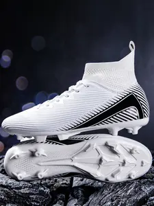 Professional Men's TF Soccer Shoes, Football Shoes, Anti-Slip Wear-Resistant Outdoor Sports Training Boots, Comfortable Breathable Artificial Grass Cleats, Turf Shoes