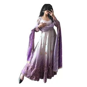 Heavy Handwork Anarkali Suit