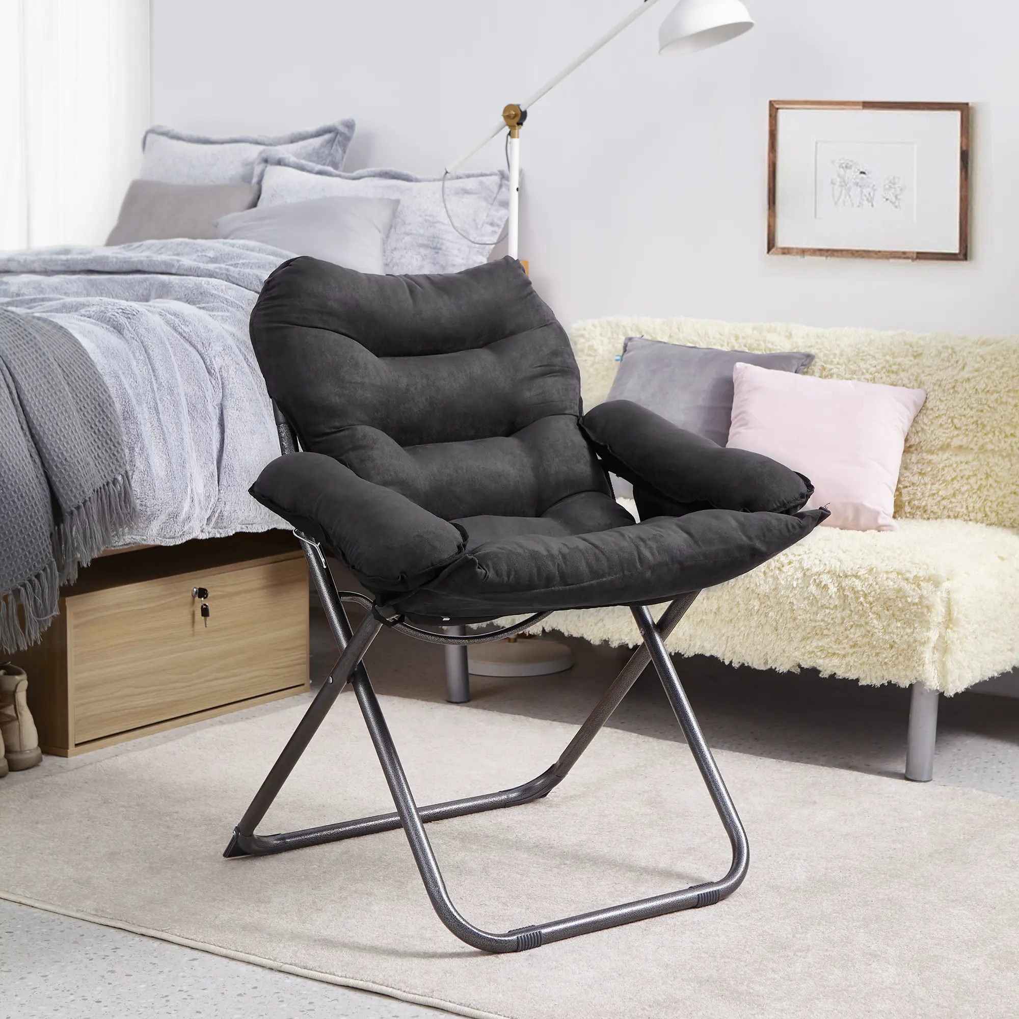 College Club Dorm Chair - Plush & Extra Tall