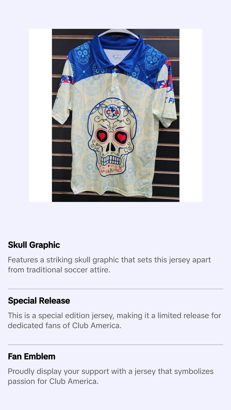 Club America Jersey Skull Special Edition