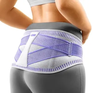 Universal pelvic and sacroiliac joint lumbar support belt for both men and women - Specifically designed for post-operative back pain, sciatica, hip and pelvic pain - Adjustable abdominal compression design, stabilizes the sacroiliac joint - Suitable for