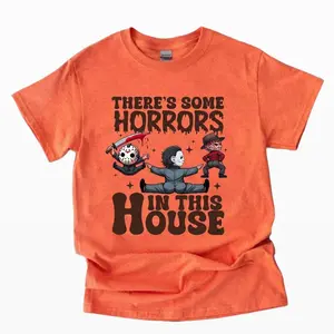 There's Some Horror In This House Shirt, Hallowen Shirt,  Cute Fall Shirt, Spooky Season