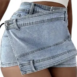 Mini Denim Skort