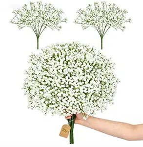 Artificial Baby Breath Gypsophila Flowers, 10Pcs Realistic Silk Gypsophila for Wedding Party Home Office Garden Decoration, Multicolor Faux Baby Breath Bulk. tiktokshopspringglowup outdoorfun