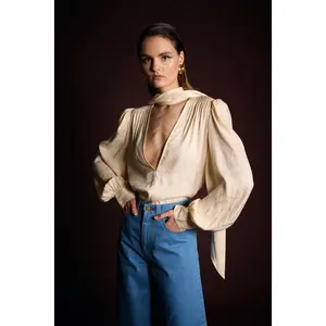 THE MARIE BLOUSE in cream