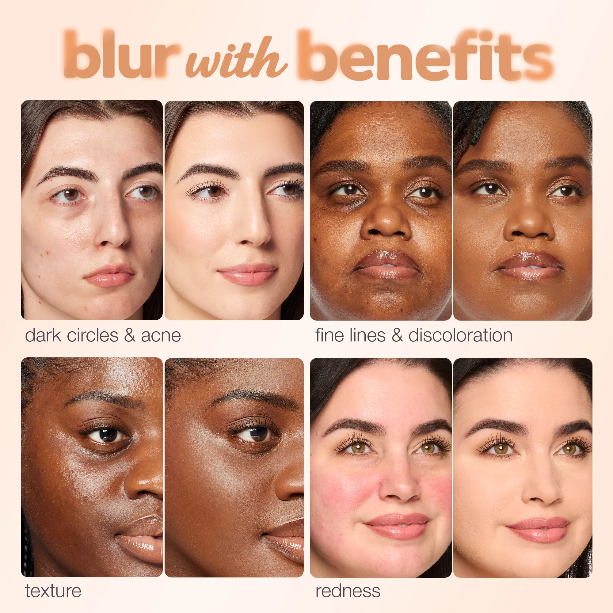 tarte BB Blur texture and finish