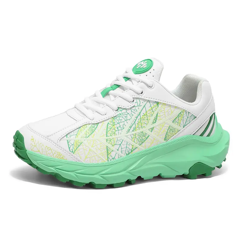 reverse Fashion Must-Have: Glowing Leaf Women’s Sneakers - Breathable DO1 Mesh Lining & Cold-Stick Craft for Durability