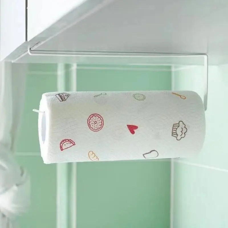 Paper Roll Holder Towel Rack Hanging Shelf Bathroom Storage Bathroom Space Saver Bathroom Accessories Organizer Toilet Rack Home Kitchen Tissue Accessoriy Wall Stand Hanger Kitchen Bathroom Organization