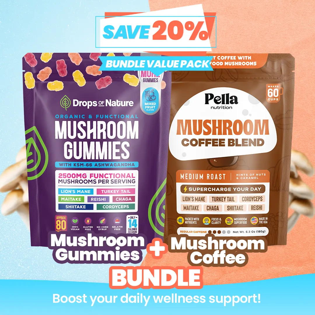 Mushroom Gummies & Coffee Bundle (Save 20%)