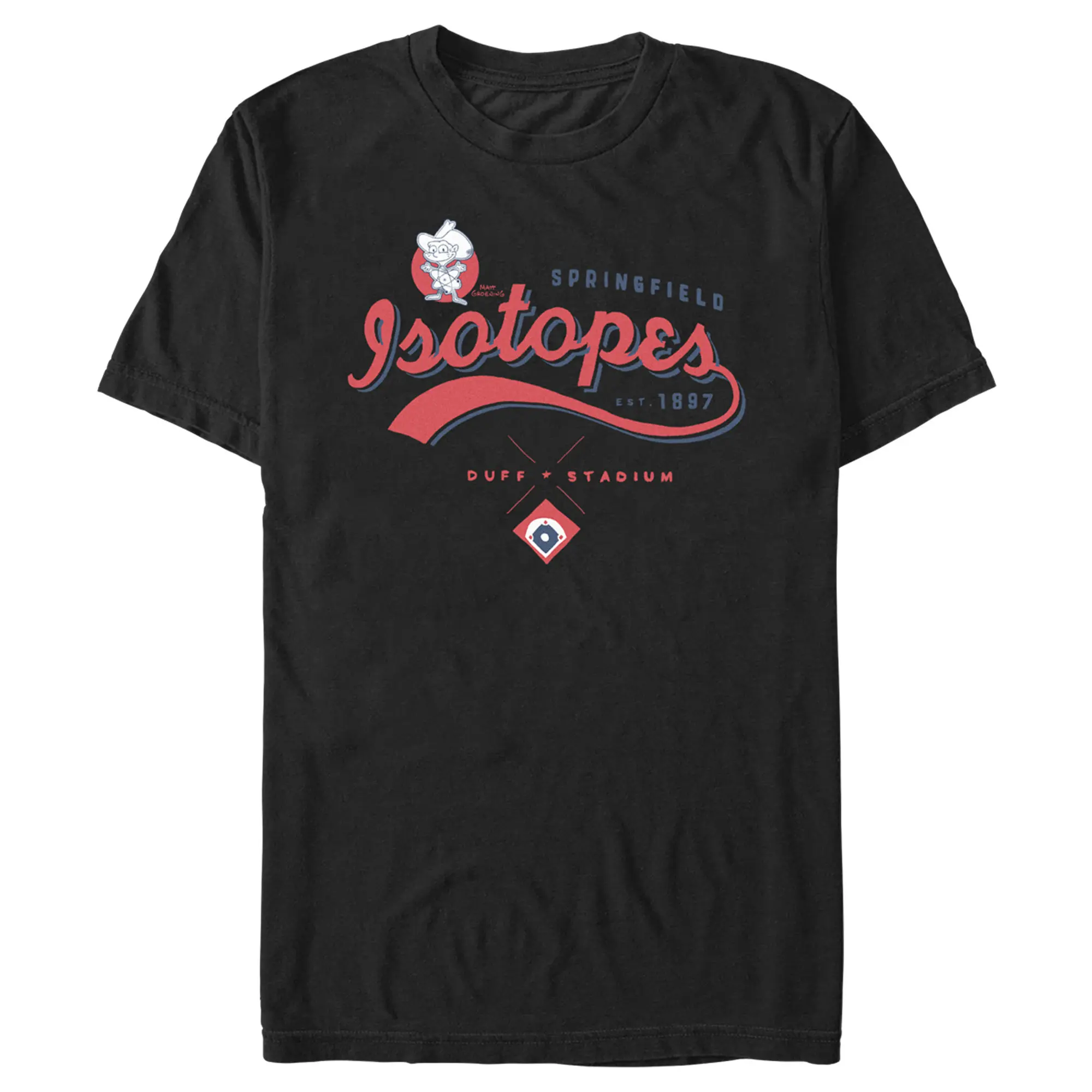 Men's The Simpsons Classic Springfield Isotopes Logo T-Shirt