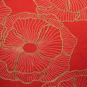 BEDFORD - LINED JACQUARD EMBROIDERY FLORAL PATTERN WINDOW CURTAIN