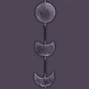 Black Galaxy Glow Mini Moon Phase – Onyx, Labradorite & Lepidolite