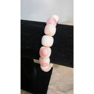 10mm Queen Conch Shell Barrel Bracelet