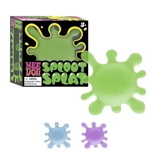 Schylling NeeDoh Sploot Splat Stress Relief Toy, Anxiety Relief Product, Squishy Sensory Play Item, Fidget Stone Alternative, Sensory Stress Reliever Tool