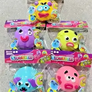 Smushers Squeeze Toy Face Swap Sensory VIRAL SQUISHY Gift fidget (RANDOM COLORS)