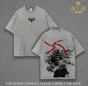 Retro Vintage Ichigo Kurosaki Bleach Washed Tee - Hoodie Oversized Heavy Cotton Anime Graphic Tee Retro Manga Streetwear Shirt Bankai Soul Reaper Y2K Dark Aesthetic Gym Pump Cover Japanese Anime Merch Gift For Bleach Fans