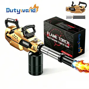 Propane Torch Weed Burner, High Output Weed Torch, 30" Detachable Long Arm Heavy Duty Gatling Design Blow Torch For Garden, Wood, Ice, Snow, Melting, SummerVibes (Propane Tank Not Included)