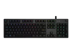 Logitech G512 Carbon LIGHTSYNC RGB Mechanical Gaming Keyboard English Layout - Romer G Linear, Black